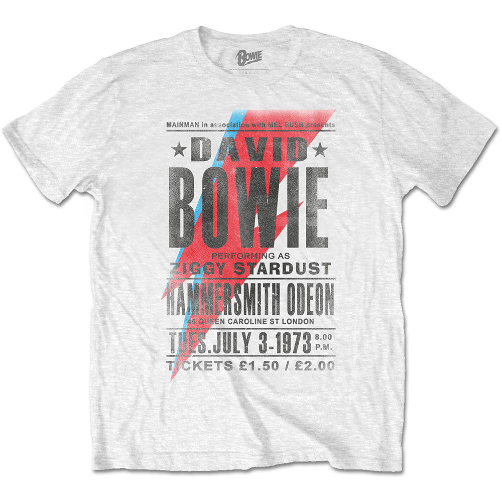 David Bowie - tshirt - Unisex - X-Large - Short Sleeves