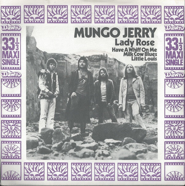 Mungo Jerry - Lady Rose - Used Vinyl Record 7"