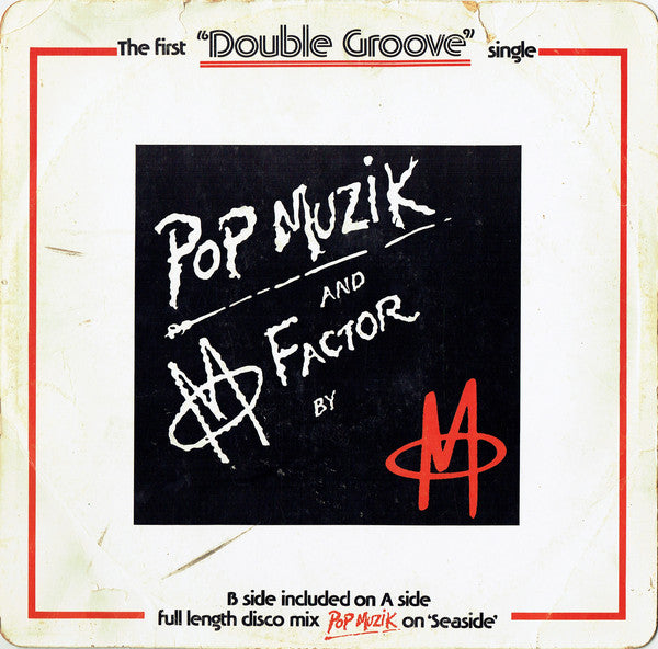 M - Pop Muzik / M Factor - Used Vinyl Record 12"