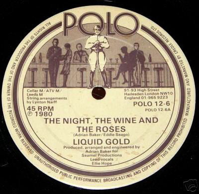 Liquid Gold - The Night, The Wine And The Roses - Used Vinyl Record 12"