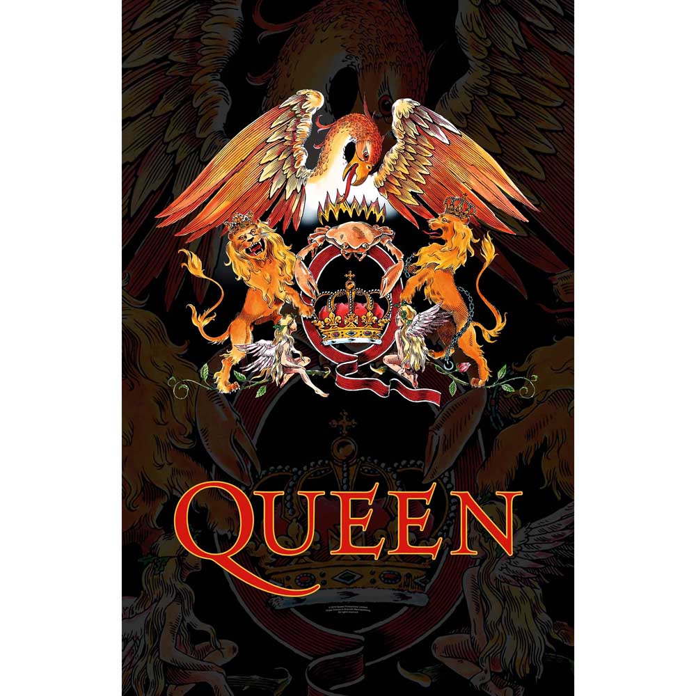 Queen - Textile Poster: Crest - Art Posters