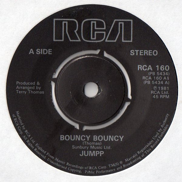 Jumpp - Bouncy Bouncy - Used Vinyl Record 7"
