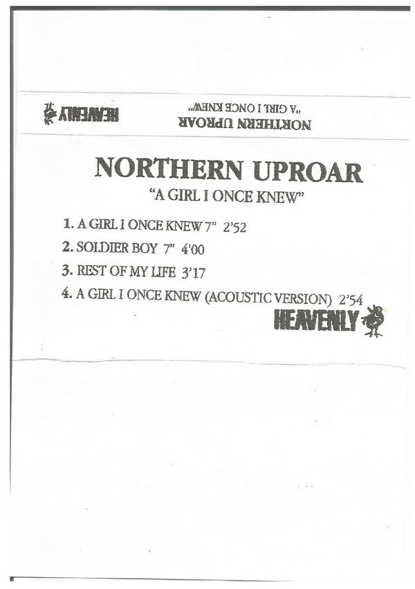 Northern Uproar - A Girl I Once Knew - Used Cassette