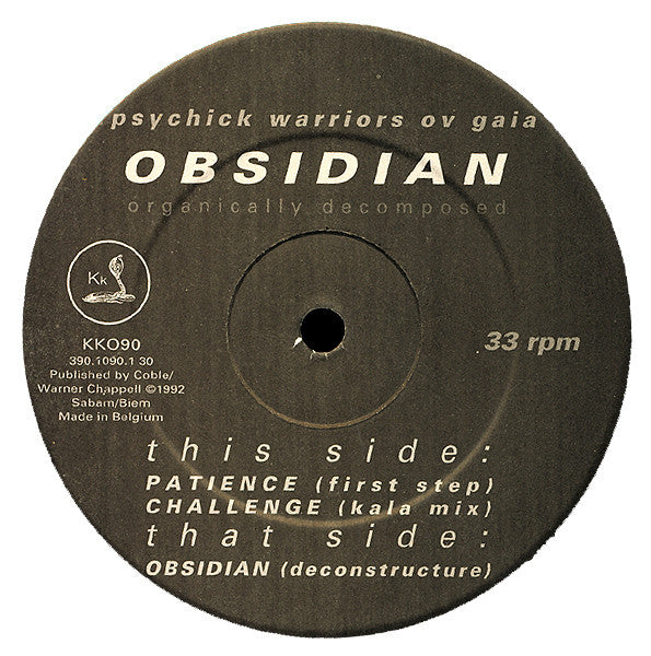 Psychick Warriors Ov - Obsidian (Organically Decomposed) - Used Vinyl R