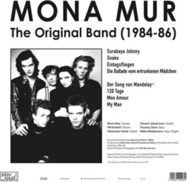 MONA MUR - ORIGINAL BAND (1984-86) - Vinyl Record