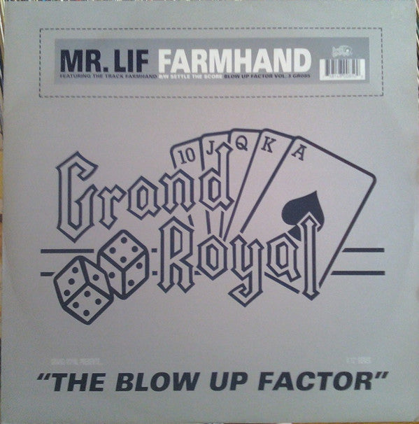 Mr. Lif - Farmhand - Used Vinyl Record 12"