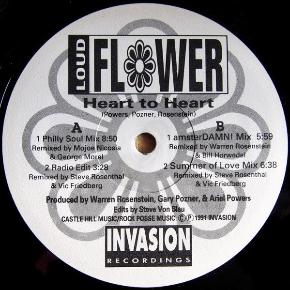 Loud Flower - Heart To Heart - Used Vinyl Record 12"