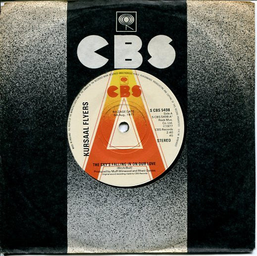 Kursaal Flyers - The Sky's Falling In On Our Love - Used Vinyl Record 7