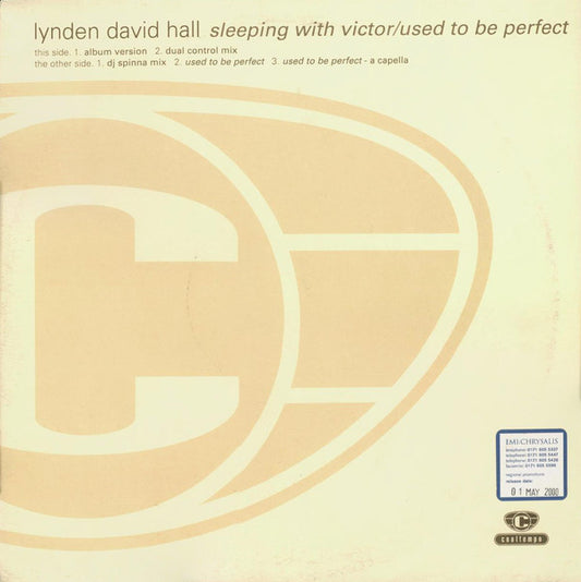 Lynden David Hall - Sleeping With Victor - Used Vinyl Record 12"
