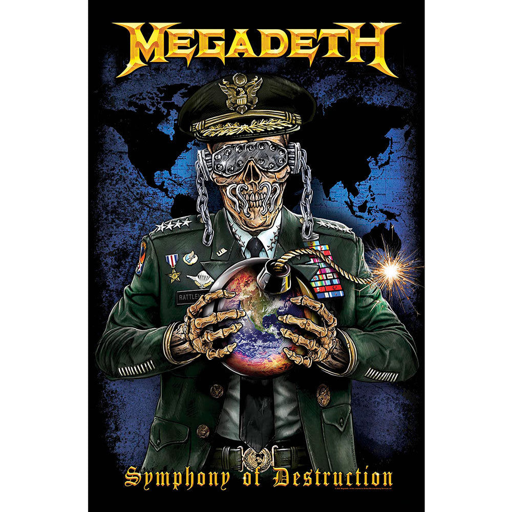 Megadeth - Textile Poster: Symphony of Destruction - Art Posters