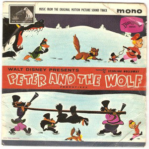 Various - Walt Disney Presents Peter And The Wolf - Used Vinyl Record 7