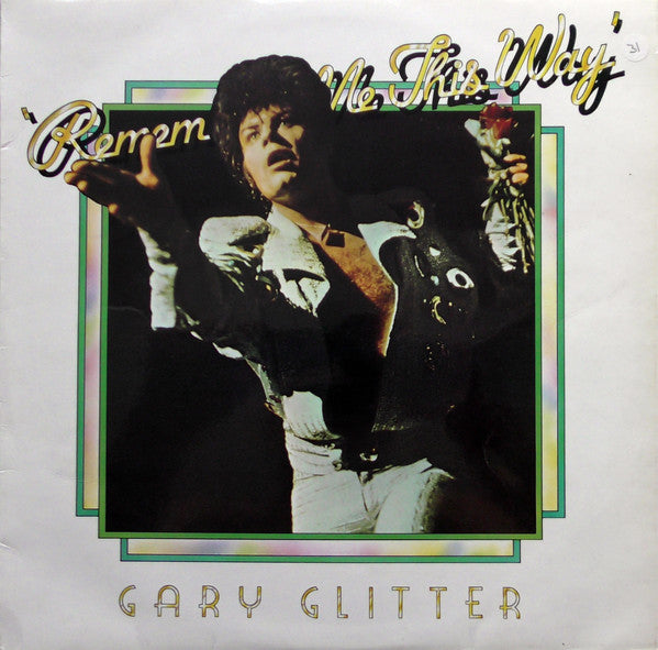Gary Glitter - Remember Me This Way - Used Vinyl Record