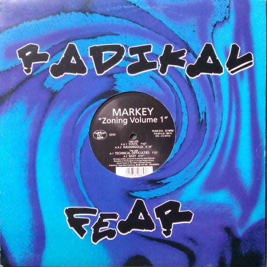 Markey - Zoning Volume 1 - Used Vinyl Record 12"