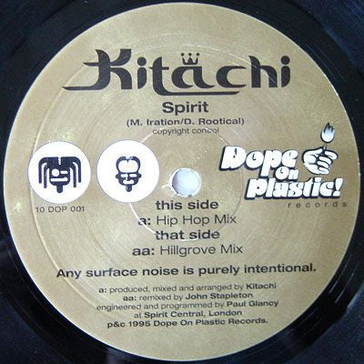 Kitachi - Spirit - Used Vinyl Record 10"