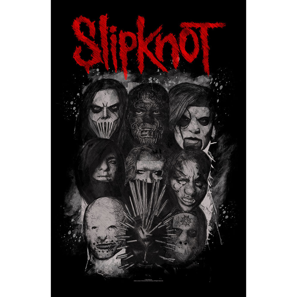 Slipknot - Textile Poster: Masks - Art Posters