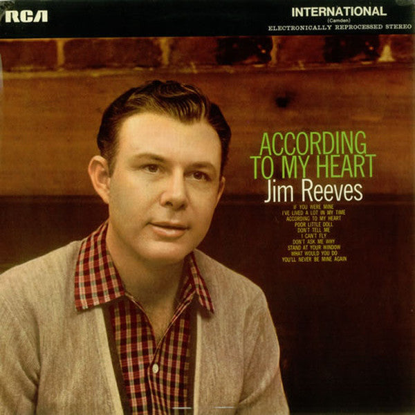 Jim Reeves - According To My Heart - Used Vinyl Record