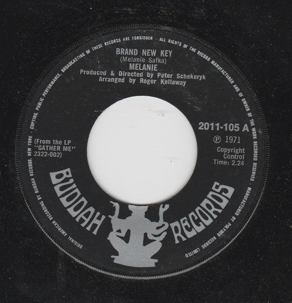 Melanie - Brand New Key - Used Vinyl Record 7"