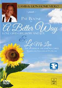 PAT BOONE - A BETTER WAY - LET ME LIVE - New DVD
