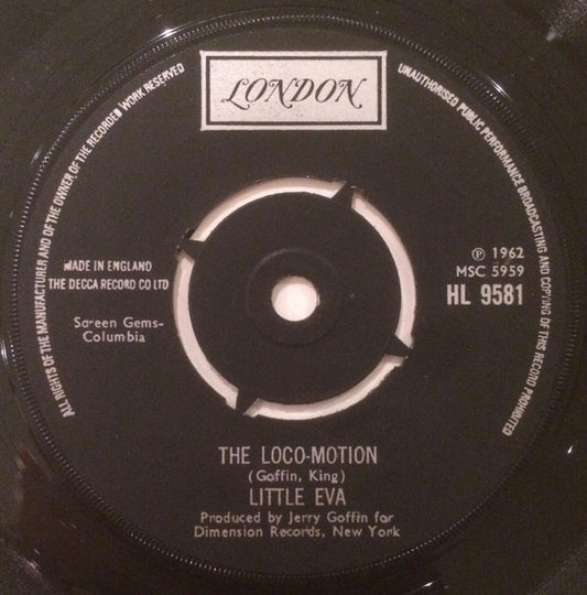 Little Eva - The Loco-Motion - Used Vinyl Record 7"