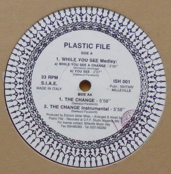 Plastic File - While You See Medley - New Vinyl Record 12"