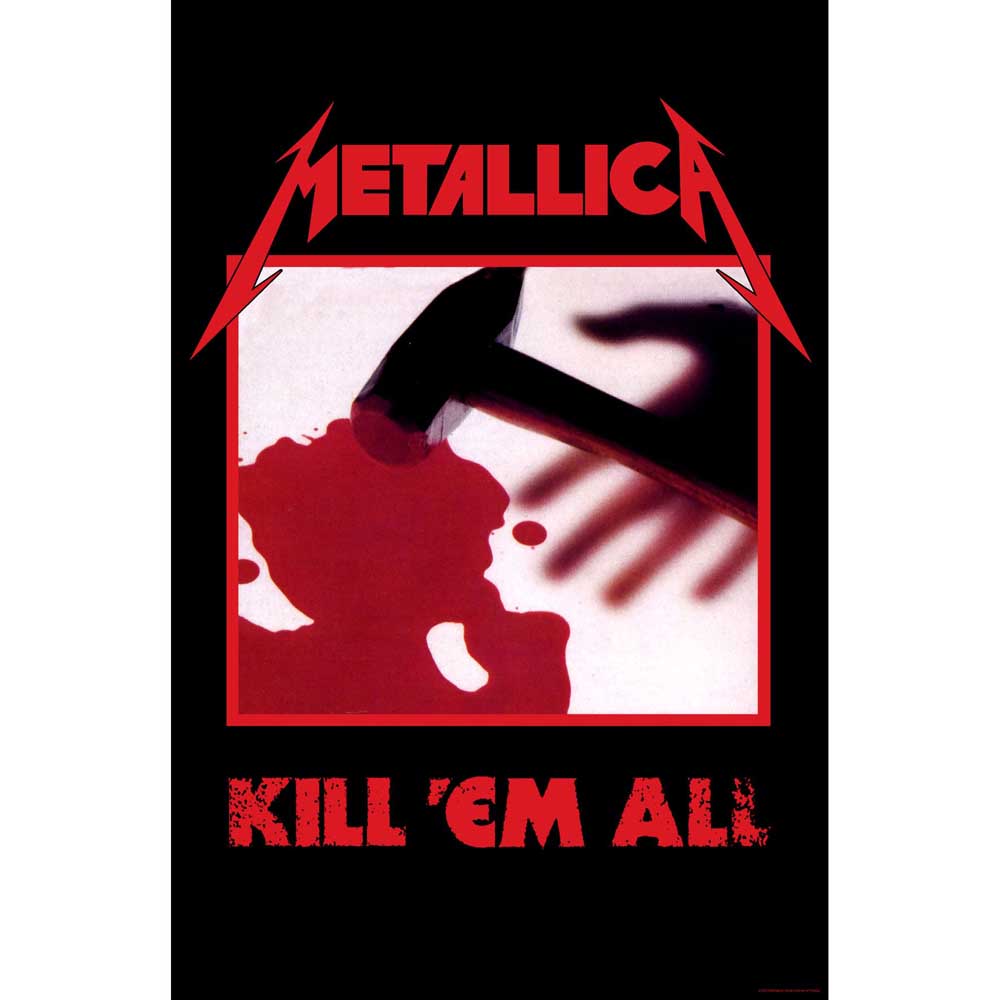 Metallica - Textile Poster: Kill 'em all - Art Posters