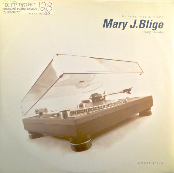 Mary J. Blige - Deep Inside - Used Vinyl Record 12"