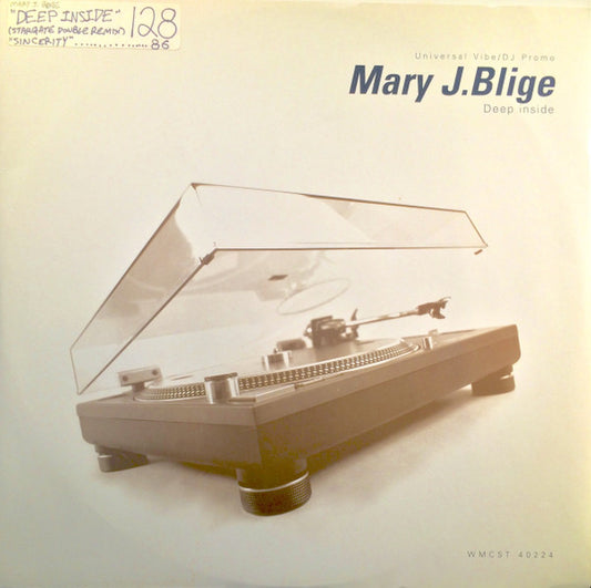 Mary J. Blige - Deep Inside - Used Vinyl Record 12"