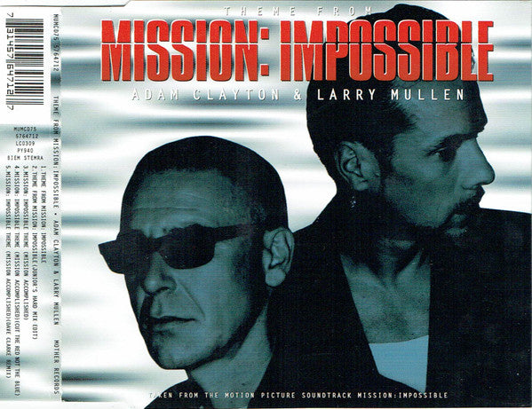 Adam Clayton - me From Mission: Impossible - Used CD
