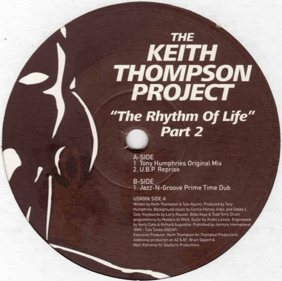 The Keith Thompson P - The Rhythm Of Life (Part 2) - Used Vinyl Record