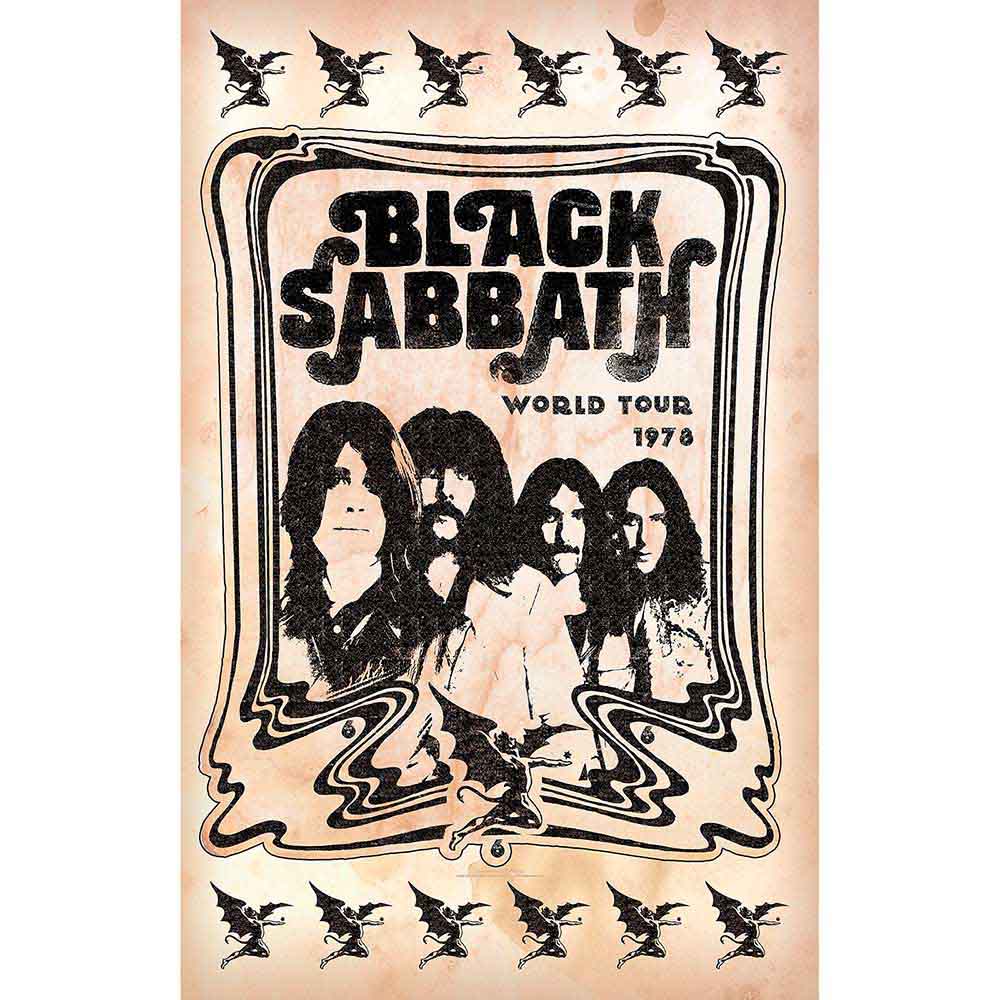 Black Sabbath - Textile Poster: World Tour 1978 - Art Posters