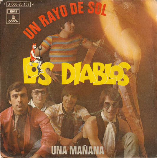 Los Diablos - Un Rayo De Sol - Used Vinyl Record 7"