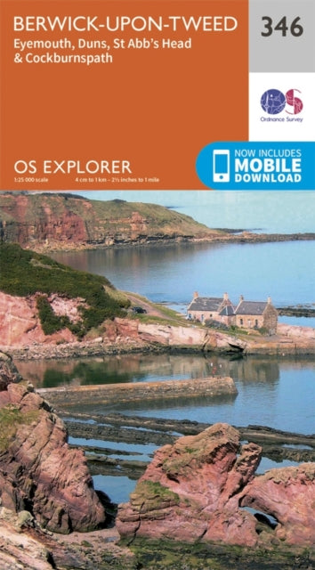 Ordnance Survey - Berwick-Upon-Tweed : 346 - New Sheet map