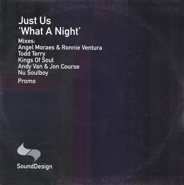 Just Us - What A Night - Used Vinyl Record 12"