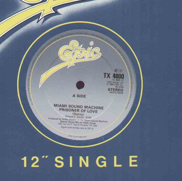 Miami Sound Machine - Prisoner Of Love - Used Vinyl Record 12"