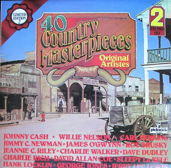 Various - 40 Country Masterpieces - Used Vinyl Record