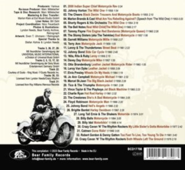 VARIOUS ARTISTS - ROAD HAWG! 33 MOTORCYCLE STREET BEATS CDD (PREORDER