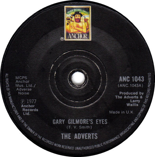 Adverts - Gary Gilmore's Eyes / Bored Teenagers - Used Vinyl Record 7"