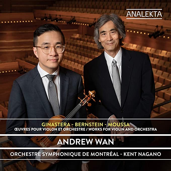 ANDREW WAN; ORCHESTR - MUSIC BY GINASTERA; BERNSTEIN; - CD