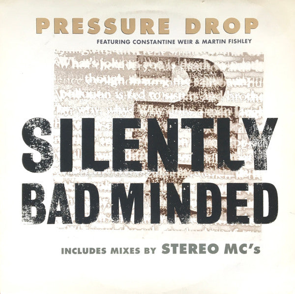 Pressure Drop - Silently Bad Minded - Used Vinyl Record 12"