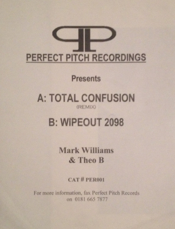Marc Williams - Total Confusion (Remix) / Wipeout 2098 - Used Vinyl Rec
