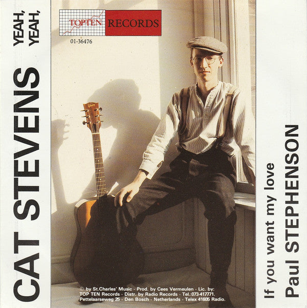 Paul Stephenson - Cat Stevens Yeah Yeah - Used Vinyl Record 7"