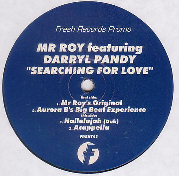 Mr. Roy - Searching For Love - Used Vinyl Record 12"