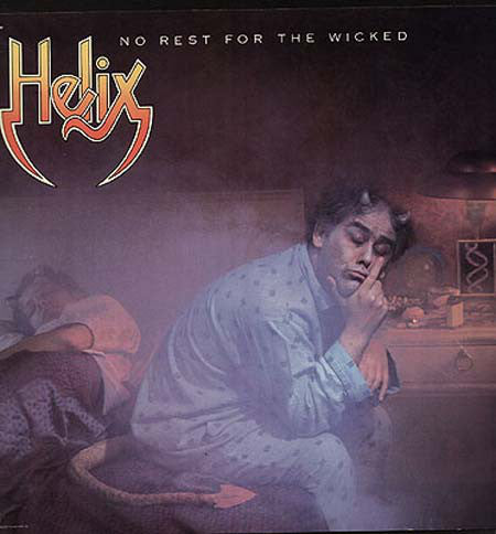 Helix - No Rest For The Wicked - Used Vinyl Record