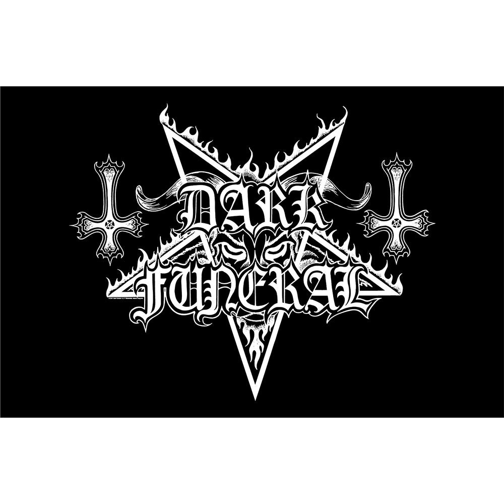 Dark Funeral - Textile Poster: Logo - Art Posters
