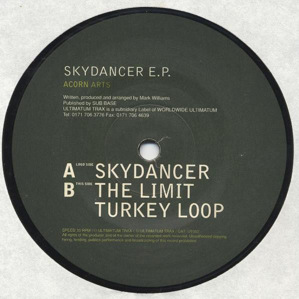 Acorn Arts - Skydancer E.P. - Used Vinyl Record 12"