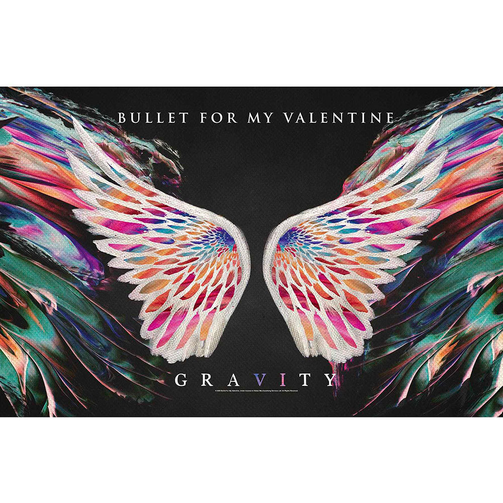 Bullet For My Valent - Textile Poster: Gravity - Art Posters