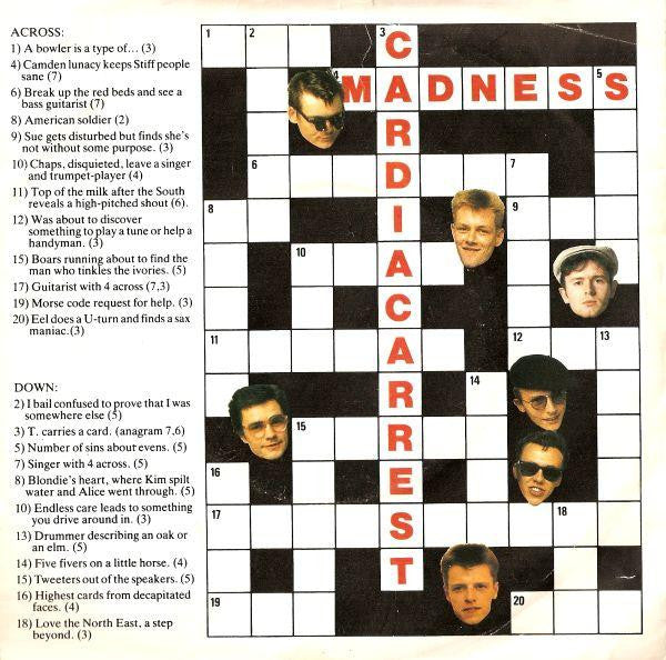 Madness - Cardiac Arrest - Used Vinyl Record 7"
