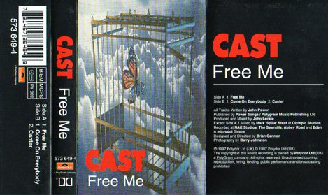 Cast - Free Me - New Cassette