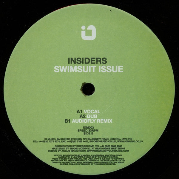 Insiders - Swimsuit Issue - Used Vinyl Record 12"