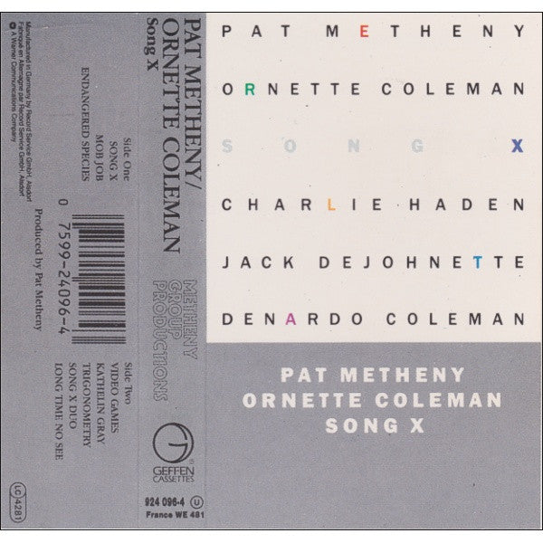 Pat Metheny - Song X - Used Cassette